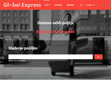 Tablet Screenshot of global-express.si